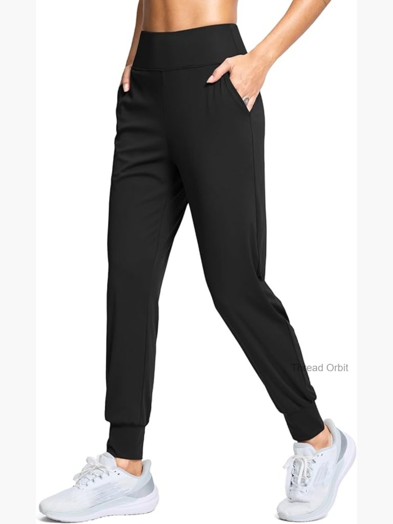 High Waisted Joggers With Pockets Lightweight Athletic Workout Pants For Women